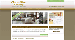 Desktop Screenshot of charlesrivercabinetry.com